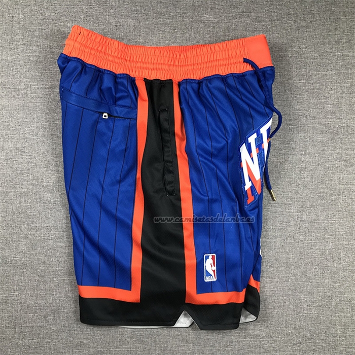 Pantalone New York Knicks Ciudad 2024 Just Don Azul